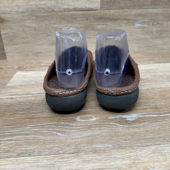 Privo By Clarks Brown Leather Clog Women's Size 8.5 - Picture 3 of 6
